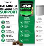 YUMA'S Hemp Calming Chews for Dogs - 170 Chews - Advanced Dog Calming Chews - Image 8