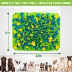 Dog Snuffle Mat, Interactive Enrichment Toy for Boredom (16"x22") - Image 2