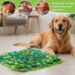 Dog Snuffle Mat, Interactive Enrichment Toy for Boredom (16"x22") - Image 5