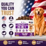 25-in-1 Dog Vitamins and Supplements, Dog Multivitamin Chews w/Glucosamine - Image 4