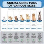 Washable Pee Pads for Dogs,Great Urine Absorbent Reusable Puppy Training Pads,Waterproof,Leak-Proof & Non-Slip Potty Pads for Whelping,Crate,Playpen,Bed.(Green Floral,18"x24") - Image 3