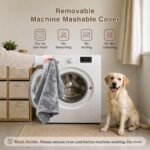 NUPIDA Waterproof Small Dog Bed for Crate with Washable Cover, 23x17, Grey - Image 6
