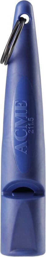 ACME Alpha 210.5 Professional Dog Training Whistle with Enhanced Ergonomic Grip. BPA-Free Plastic. 110 dBA. Standardized Frequency for Smaller Dogs. Weatherproof. Made in the UK (Baltic Blue) - Image 3