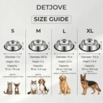 No-tip Stainless Steel Dog Bowls, 34oz, 2-Pack - Image 3
