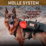 Forestpaw Tactical Dog Harness for Medium Dogs,Service Dog Vest,M,Black - Image 4