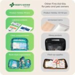 KeepGoing Pet First Aid Kit for Dogs & Cats, 99 Pc. Travel Emergency Kit - Image 5