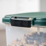 IRIS USA Airtight Pet Food Container, Up to 30 lbs & 11 lbs, Green - Image 7