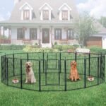 Dog Playpen,Portable Outdoor Dog Fence, Dog Playpen for Large/Medium/Small Dogs, Dog Fences for the Yard,with Doors Foldable Metal (40 inch, 16 Panels) - Image 6