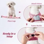 No Pull Dog Puppy Harness and Leash Set Reflective Mesh Vest X-Small - Image 4