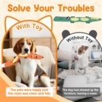 2-Pack Aggressive Chewer Toy, Squeaker & Puzzle, No Stuffing - Image 4