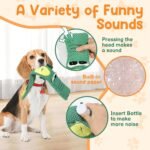 2-Pack Aggressive Chewer Toy, Squeaker & Puzzle, No Stuffing - Image 7