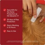 Advecta Ultra Flea and Tick Topical for Dogs 21-55 lbs, 4-Mo Supply - Image 4
