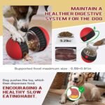 BSISUERM Dog Food Puzzle Toy Adjustable Treat Dispensing Food Dispenser Slow Feeder Bowls Puppy Enrichment Toy Ball Dog Interactive Chase Training Toys for Small Medium Large Dogs - Image 4