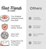 Best Friends by Sheri Original Calming Donut Dog Bed, Taupe, Large, 36" - Image 6