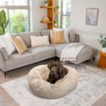 Best Friends by Sheri Original Calming Donut Dog Bed, Taupe, Large, 36" - Image 7