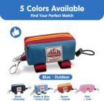 Dog Poop Bag Holder for Leash, Large-Capacity Canvas Pouch, Blue - Image 8
