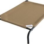 Coolaroo Original Elevated Dog Bed – Breathable Off-The-Ground Pet Bed with Cooling Fabric, Joint Relief & Moisture-Resistant Fabric, 100% Recyclable, Easy Clean, Nutmeg, Large