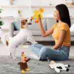 PrimePets Dog Toys, 5 Pack, Plush Dog Squeaky Toys, Assortment Value Bundle Animal Pet Toy for Small Medium Large Dogs, Stuffed Puppy Chew Toy - Image 8