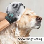 COOLJOB Patented Pet Grooming Gloves with Web, Dog Washing, Bathing, Medium - Image 4