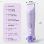 4-in-1 Dog Clippers for Grooming Kit - 45dB Quiet 150-Min Run Non-Slip Grip - Image 7