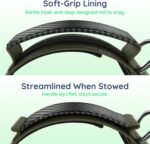 Premium Tactical Dog Collar - Adjustable Military Heavy Duty Dog Collar for Medium Large Dogs - Durable Metal Buckle Dog Collar with Leather Control Handle and Soft Comfortable Padding - Image 3