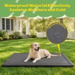 Outdoor Travel Dog Bed, XL Large Pet Bed Mat, Gray, 47.2 x 31.5 Inches - Image 4
