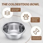 Ziliny 10 Pcs 8 Cup Metal Dog Bowls Stainless Steel Food Dish 64 Oz - Image 4