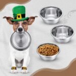Ziliny 10 Pcs 8 Cup Metal Dog Bowls Stainless Steel Food Dish 64 Oz - Image 5