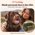 Premium Personalized Dog Collar - Heavy Duty Tactical Dog Collar with Name and Phone Number Dog Collars for Large Dogs, Medium Dogs, Strong and Thick Nylon Material for Male and Female Breed - Image 4