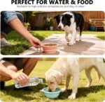 3 Pack Collapsible Dog Bowls,Portable Silicone Travel Dog Water Bowl - Image 2