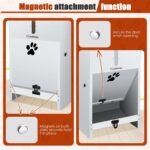 GADFISH 60 lbs Large Automatic Dog Feeder, Outdoor Heavy Duty Pet Feeder for Large Breed Dogs, with Viewing Window and Lockable Door - Image 4