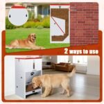 GADFISH 60 lbs Large Automatic Dog Feeder, Outdoor Heavy Duty Pet Feeder for Large Breed Dogs, with Viewing Window and Lockable Door - Image 5