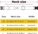 HEELE Dog Collar, Reflective Dog Collar, Soft Neoprene Padded Breathable Nylon Pet Collar Adjustable for Medium Dogs, Army Green, M(13.38-20.47") - Image 6