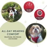 SlowTon Dog Seat Belt and Harness for Car, 2 in 1 Seatbelt Buckle, R M - Image 5