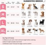 Inspack Dog Backpack Carrier/Cat Carrier, Adjustable Pet Front Carriers Travel Bag for Puppy Medium Dogs, Legs Out, Soft Ventilated Doggie Chest Carry Backpacks for Hiking/Camping, 2.5-4 lbs, Pink - Image 4
