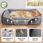 RRPETHOME XL Dog Beds Exra Large Sized Dog for Comfy Sleeping, Washable Rectangle Dog Bed for Large Dogs,Orthopedic Pet Sofa Bed, Dog Couch Bed with Anti-Slip Bottom - Image 4