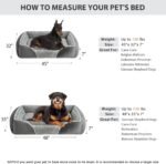 RRPETHOME XL Dog Beds Exra Large Sized Dog for Comfy Sleeping, Washable Rectangle Dog Bed for Large Dogs,Orthopedic Pet Sofa Bed, Dog Couch Bed with Anti-Slip Bottom - Image 8