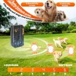 Automatic Anti Barking Device for Dogs with AI Detection, Dog Bark Deterrent Devices Hands-Free Bark Box with Dual Emitters, Adjustable 6x3 Levels, 4 Modes IPX6 Rechargeable LED Flash 50FT Range - Image 5