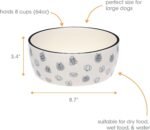 Pearhead Ceramic Dog Bowl Extra Large 8 Cup - Image 4