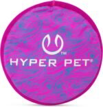 Hyper Pet Flippy Flopper Flying Disc Soft Dog Toy, 9 Inches, Purple Swirl