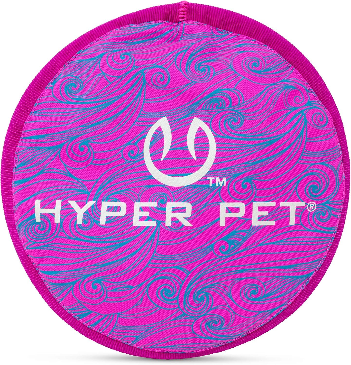 Hyper Pet Flippy Flopper Flying Disc Soft Dog Toy, 9 Inches, Purple Swirl Hyper Pet Flippy Flopper Flying Disc Soft Dog Toy, 9 Inches, Purple Swirl