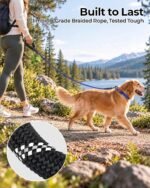 Taglory Rope Dog Leash for Medium Large Dogs, 6 FT Padded Handle, Navyblue - Image 5