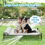 Simple Trending Elevated Dog Bed for Large Dogs, 44.5" x 31", Grey - Image 5