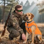 Reflective Dog Hunting Vest, High-Visibility Blaze Orange Dog Jacket, XL - Image 6