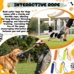 Skylety 4 Pack Floating Dog Toy with Rope Handle - Image 4