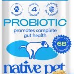 Native Pet Probiotics for Dogs – Dog Probiotic Powder for Gut & Digestive Health, Vet-Formulated 6B CFUs Dog-Specific Probiotic Strains, Supports Stool Quality & Diet Transitions – 60 Scoops