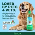 TropiClean Fresh Breath Dental Water Additive, Dog Breath Freshener, 33.8oz - Image 4
