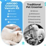 Dog Grooming Vacuum Kit, 5-in-1 Pet Hair Vacuum with Clipper - Image 4