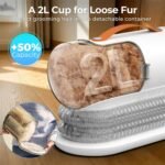 Dog Grooming Vacuum Kit, 5-in-1 Pet Hair Vacuum with Clipper - Image 6