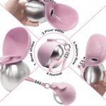Portable Dog Water Bottle with Bowl, 10oz Leak-Proof Stainless Steel Dog Travel Water Bottle, BPA-Free Pet Water Dispenser for Small & Medium Dogs, Walking, Hiking & Outdoor Travel (Pink) - Image 4